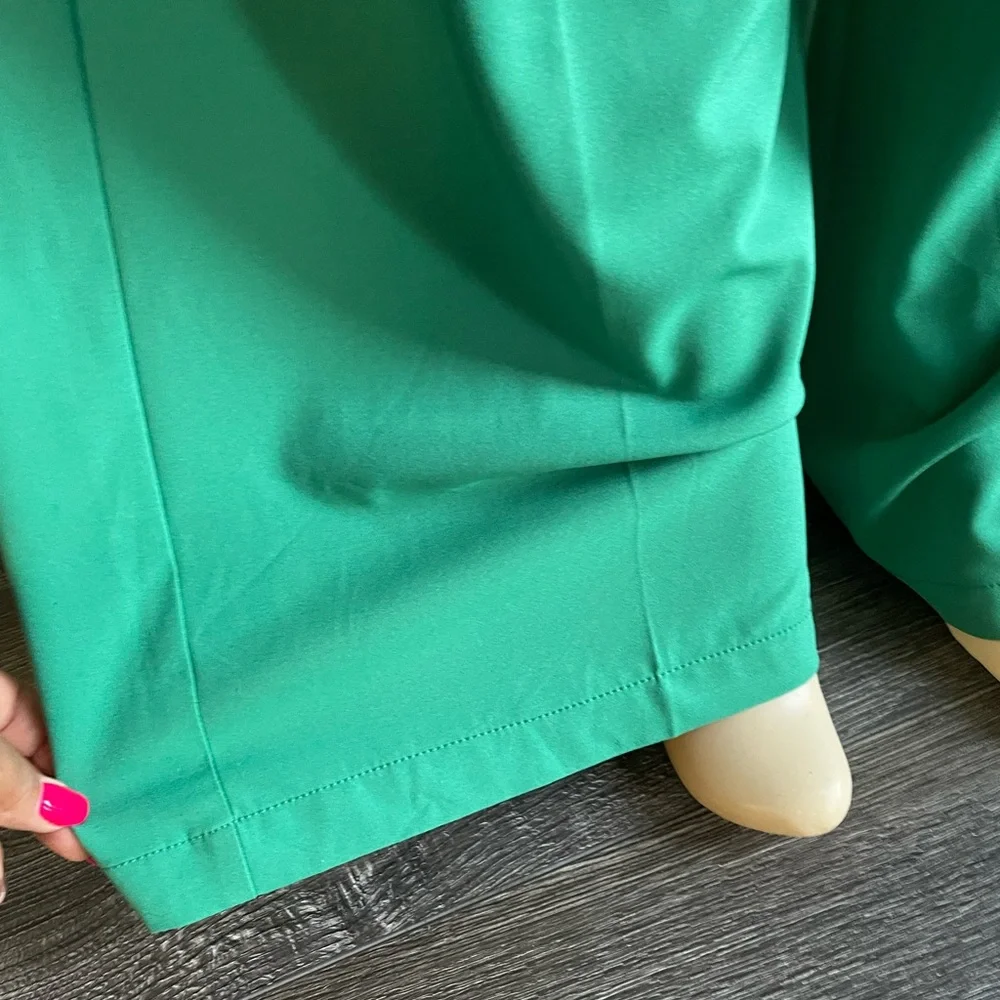 Gabrielle  Union Elegant Green Women's Pants - Picture 3 of 6